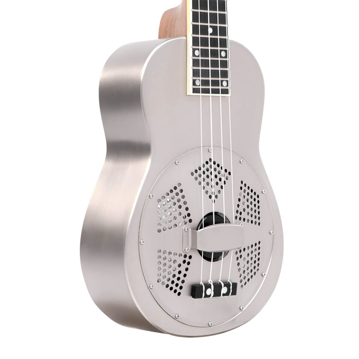 Gold Tone RESOUKE TENOR – Resonator-tenorukulele i metal med transporttaske