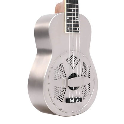 Gold Tone RESOUKE TENOR – Resonator-tenorukulele i metal med transporttaske