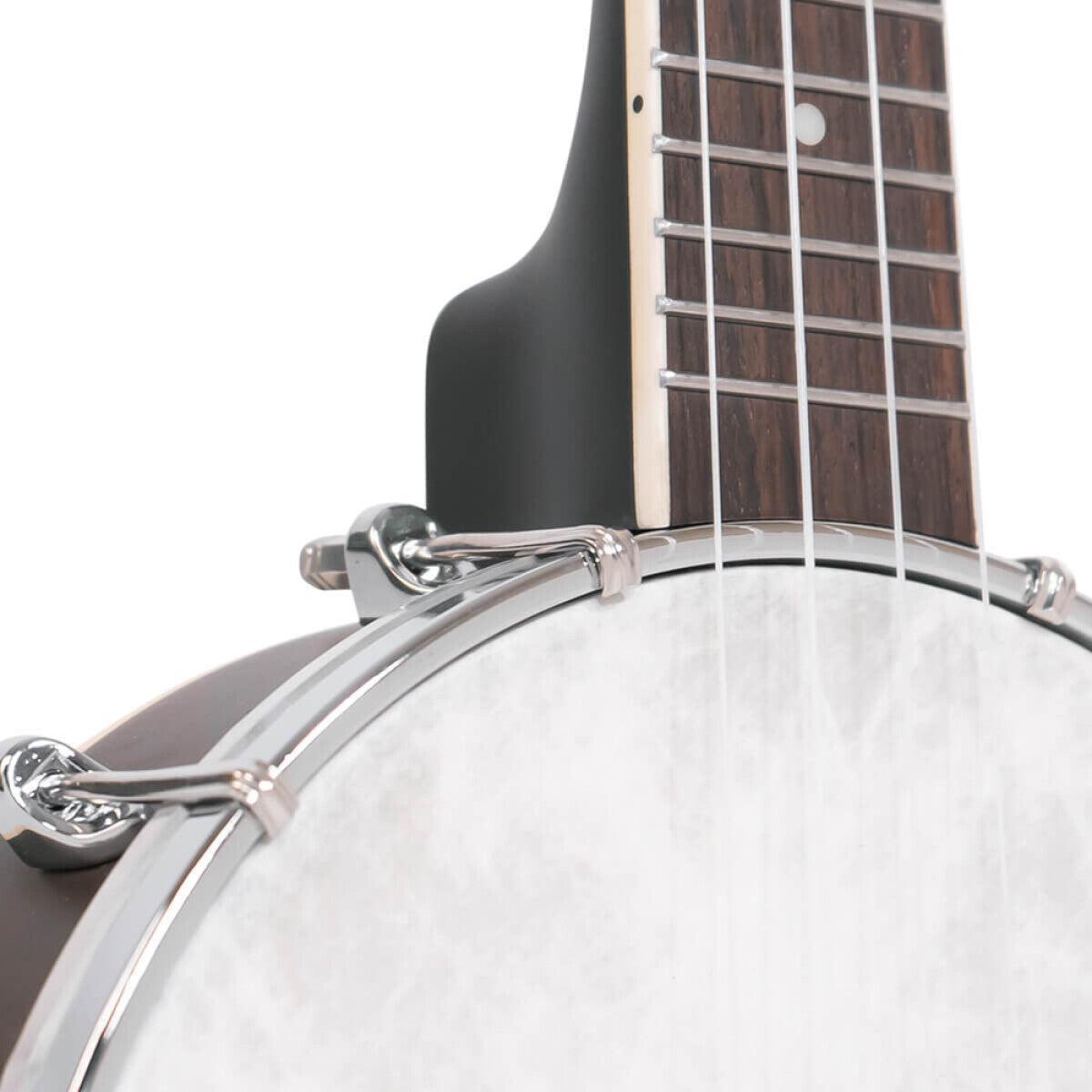 Gold Tone BU-1 4-String Open Back Concert Banjo-Ukulele med Pickup og Taske