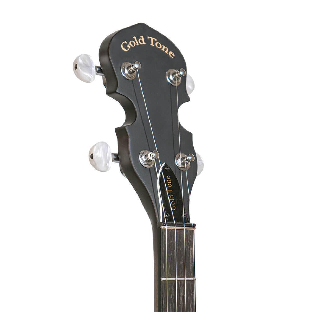 Gold Tone CC-BG 5-strenget Cripple Creek Bluegrass banjo pack med taske, instruktions-DVD, rem, plekter og tuner