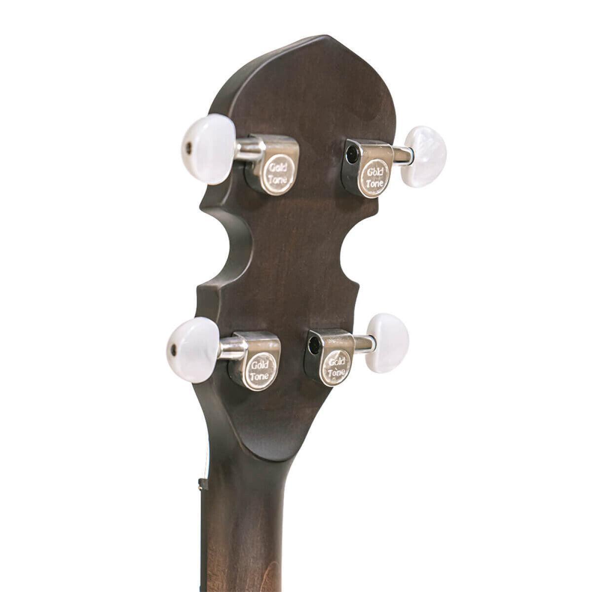 Gold Tone CC-BG 5-strenget Cripple Creek Bluegrass banjo pack med taske, instruktions-DVD, rem, plekter og tuner