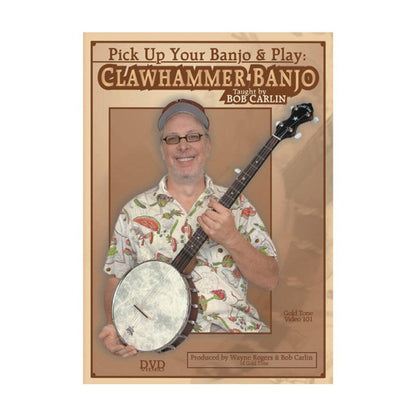 Gold Tone CC-OTA A-scale Cripple Creek clawhammer banjopakke m. taske, DVD og rem