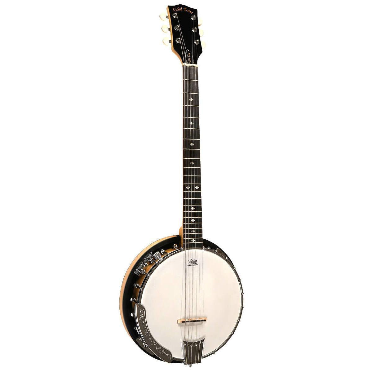 Gold Tone GT-500 Gold Tone Deluxe Banjitar, 6-strenget guitarhals med banjokrop