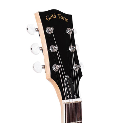 Gold Tone GT-750 Deluxe Banjitar med 6-strenget guitarhals og banjo-krop, med bell brass tone ring og pickup