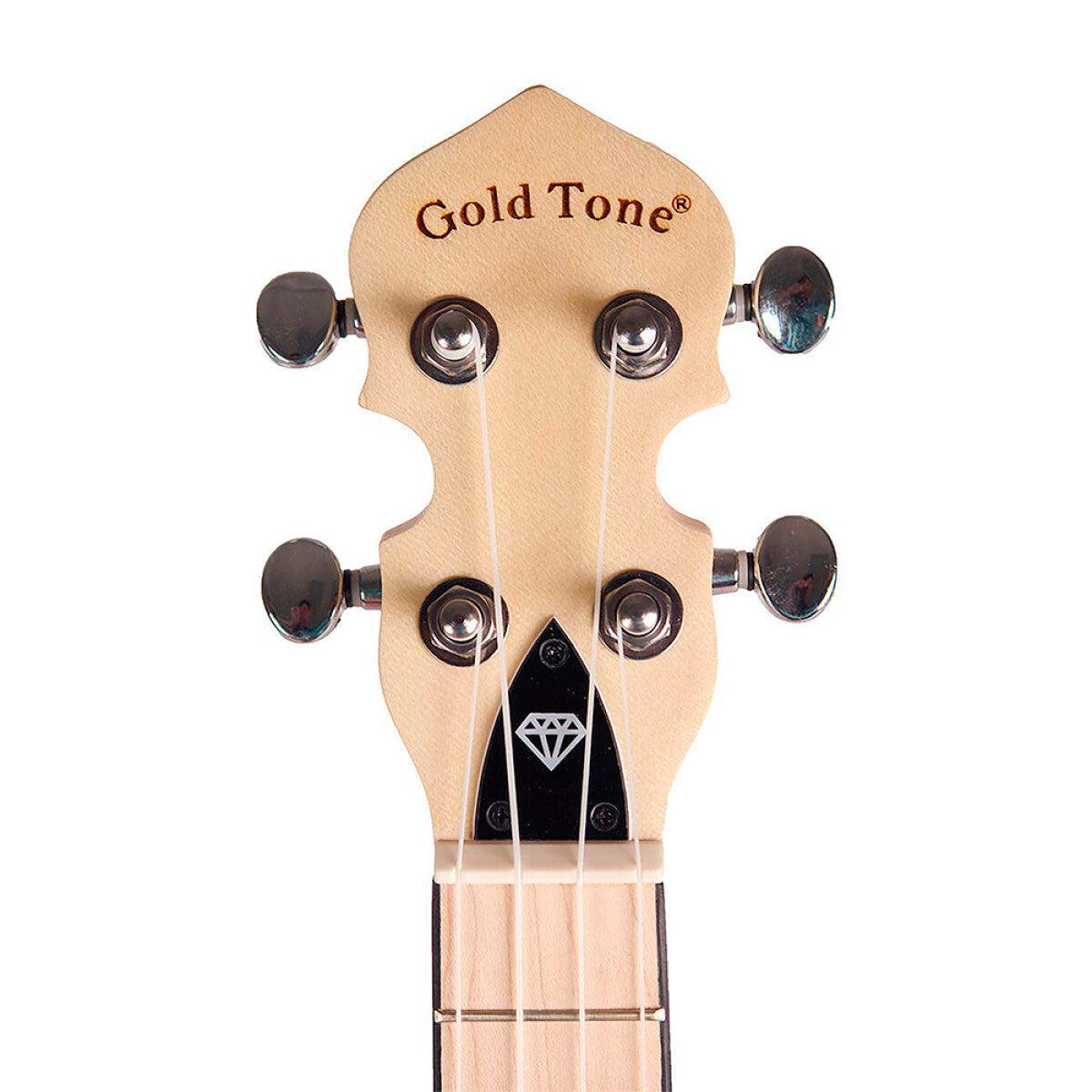 Gold Tone LG-D-LIGHTS – Little Gem koncert banjo-ukulele med LED-lys, Diamond