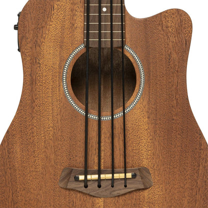 Gold Tone M-BASS 23" Acoustic-Electric Micro Bass with Mahogany Top and Bag Included 