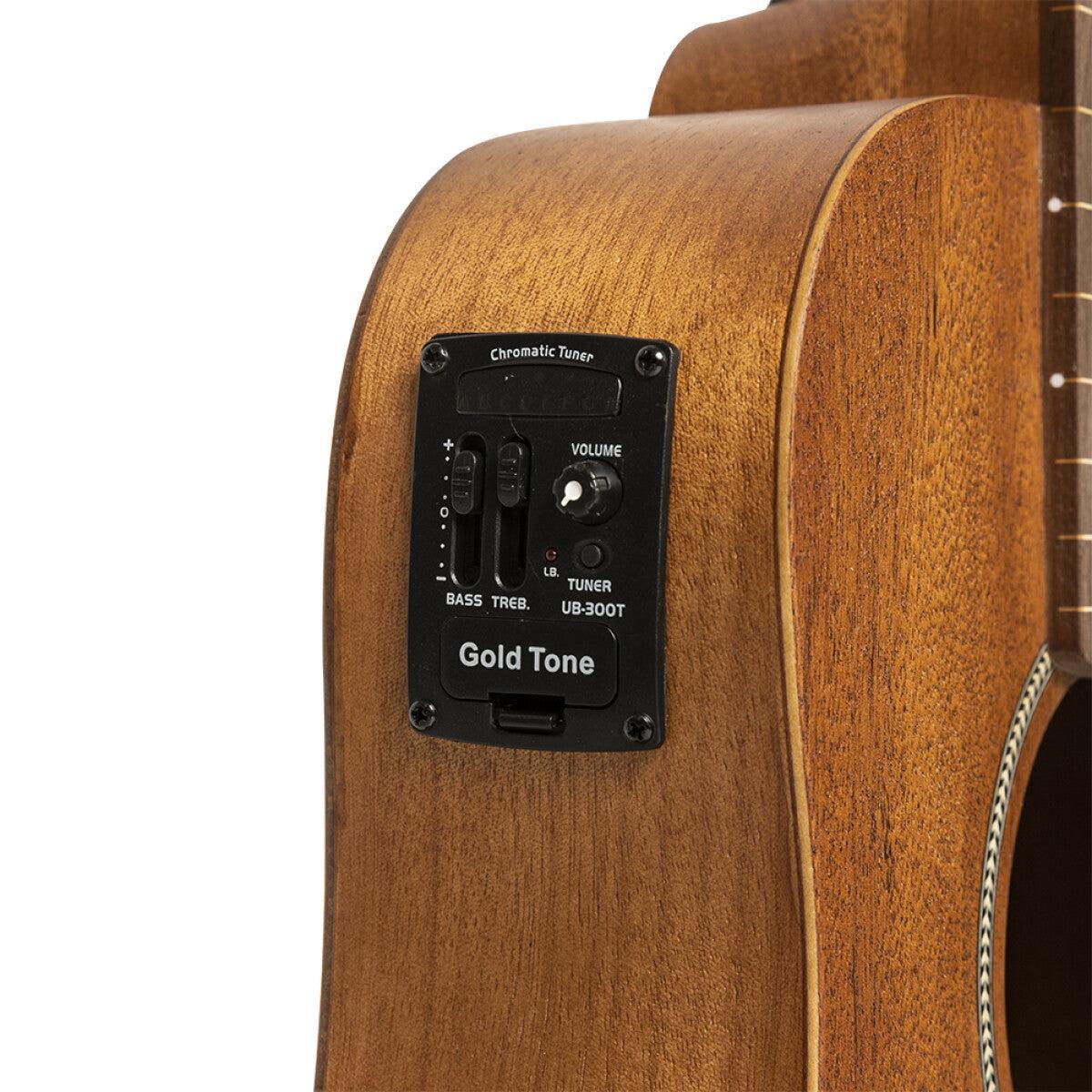 Gold Tone M-BASS 23" Acoustic-Electric Micro Bass with Mahogany Top and Bag Included 