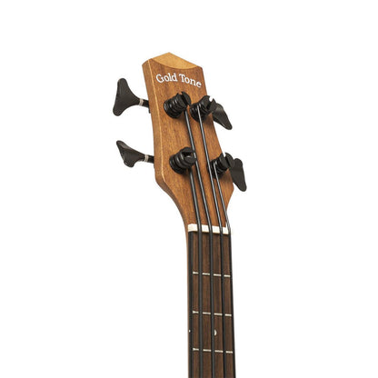 Gold Tone M-BASS25 25" acoustic-electric micro bass with mahogany top and bag included 