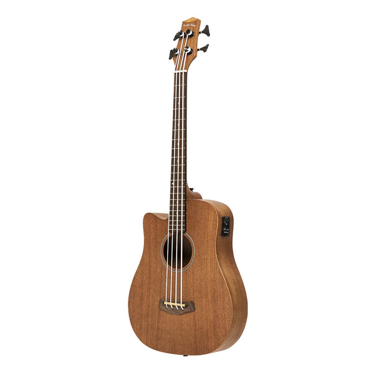 Gold Tone M-BASS25/L 25" acoustic-electric micro bass with mahogany top and back included, left-handed model