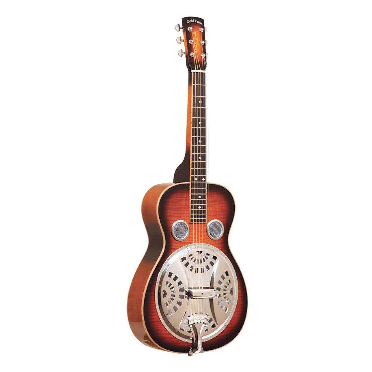 Gold Tone PBS-M Paul Beard Signature Resophonic Guitar med firkantet hals og massiv mahogni-top