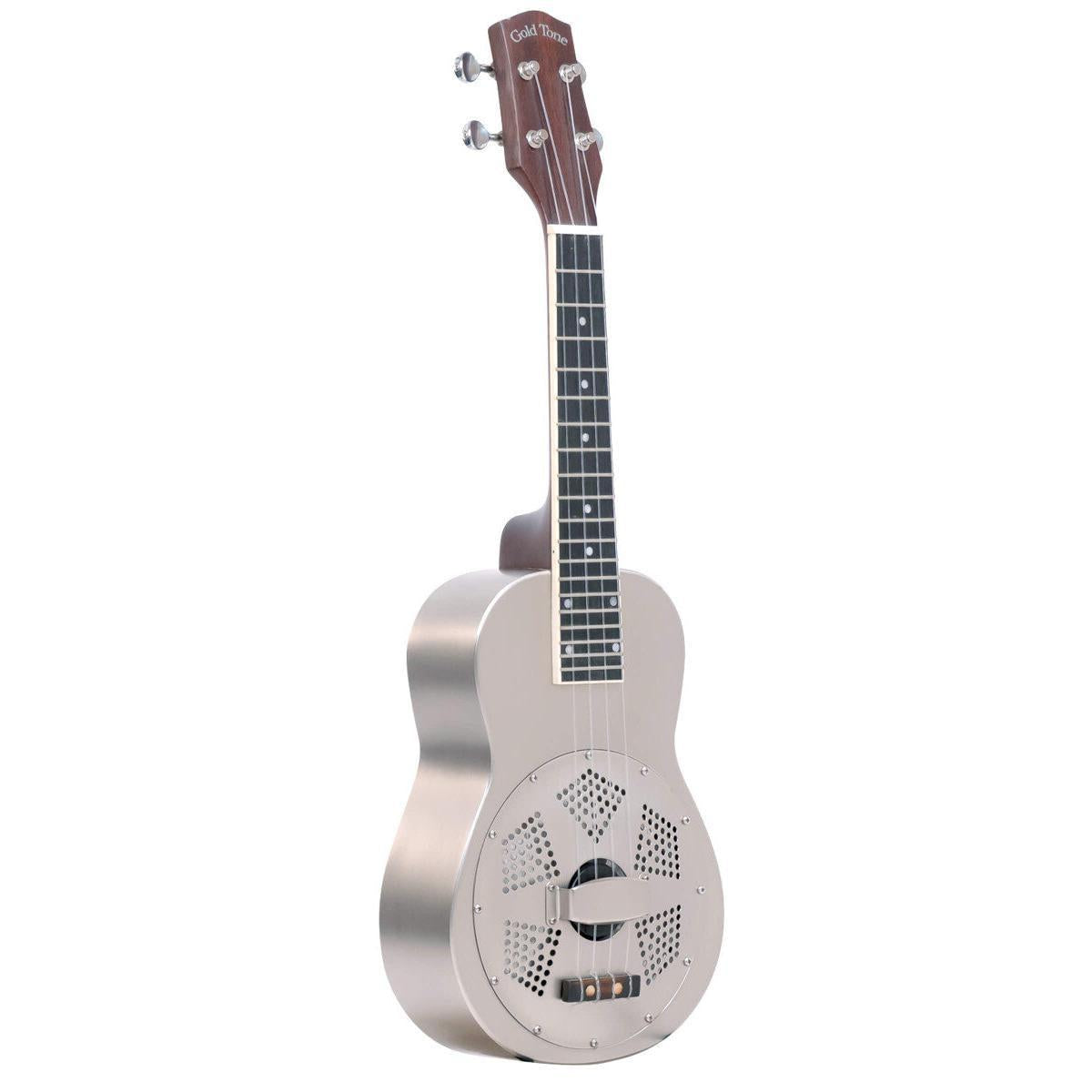 Gold Tone RESOUKE CONCERT – Resonator-koncertukulele i metal med transporttaske