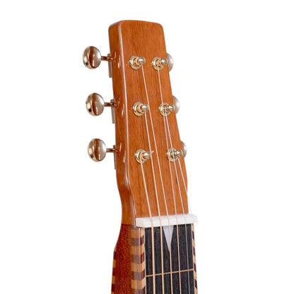 Gold Tone SM+ Weissenborn guitar med massiv mahogni-dæk og hardcase