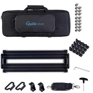 Guitto GPB-01 B pedalboard med taske - Small - Musikhuset Cph Borg Sound  