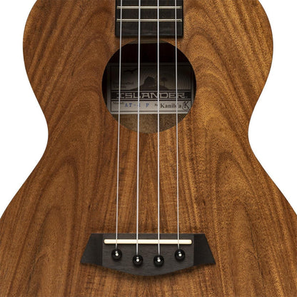 Islander AT-4 FLAMED Traditional tenor ukulele with flamed acacia top