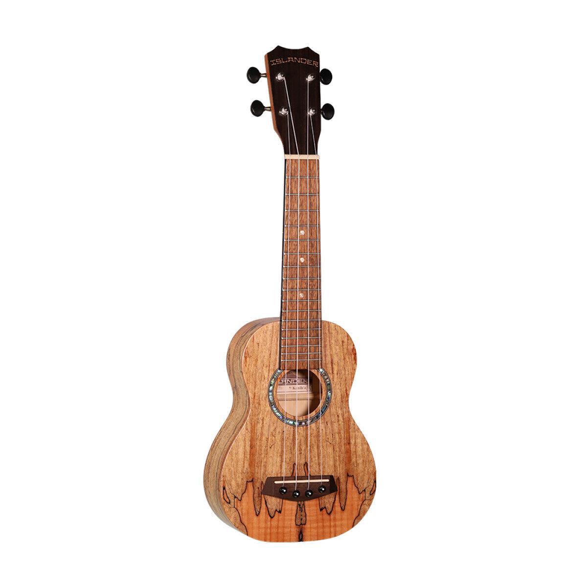 Islander MAS-4 Traditional soprano ukulele with split maple top
