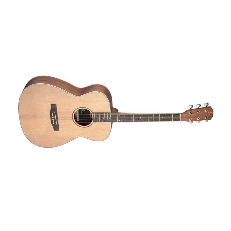 J.N Guitars ASY-A Auditorium guitar m/massiv gran dæk