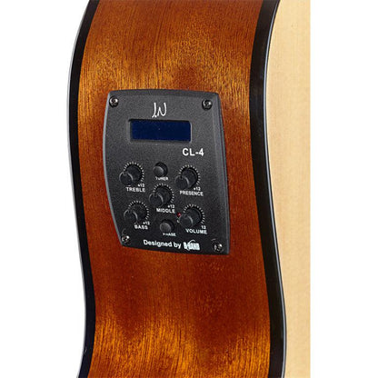 J.N Guitars BES-ACE N auditorium guitar m/massiv gran dæk og B-Band Pick-Up