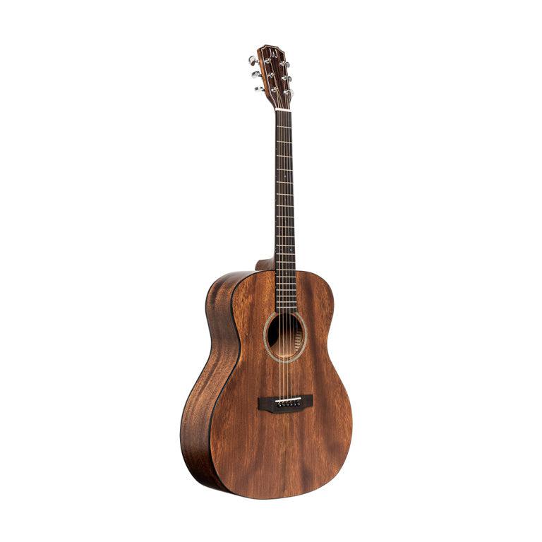 J.N Guitars DOV-A Auditorium guitar m/massiv mahogni dæk
