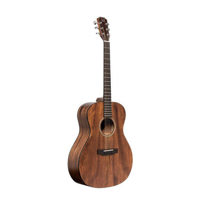 J.N Guitars DOV-A Auditorium guitar m/massiv mahogni dæk