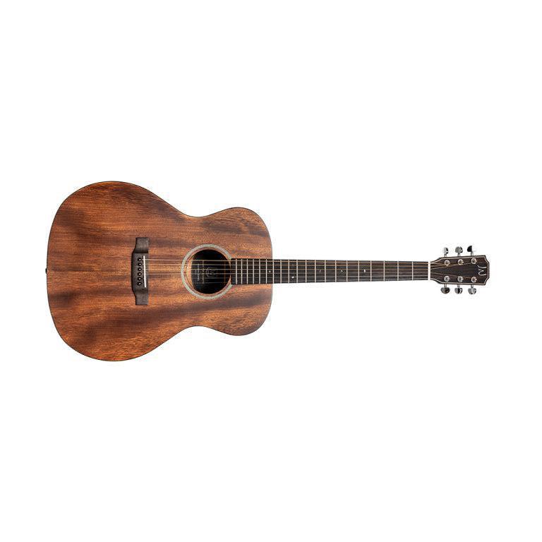 J.N Guitars DOV-A Auditorium guitar m/massiv mahogni dæk