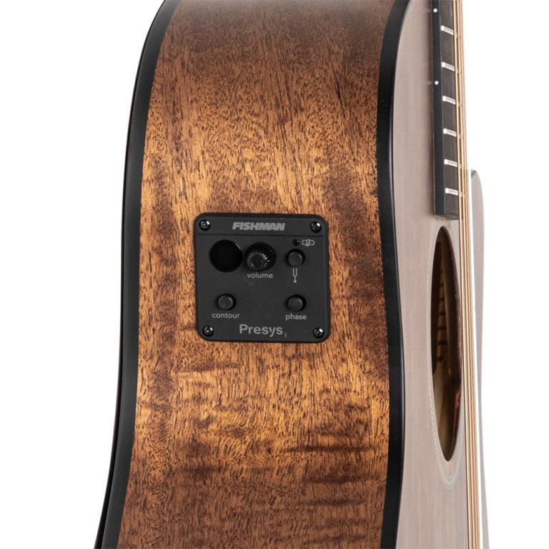 J.N Guitars DOV-ACFI Auditorium guitar m/massiv mahogni dæk og Fishman Pick-up