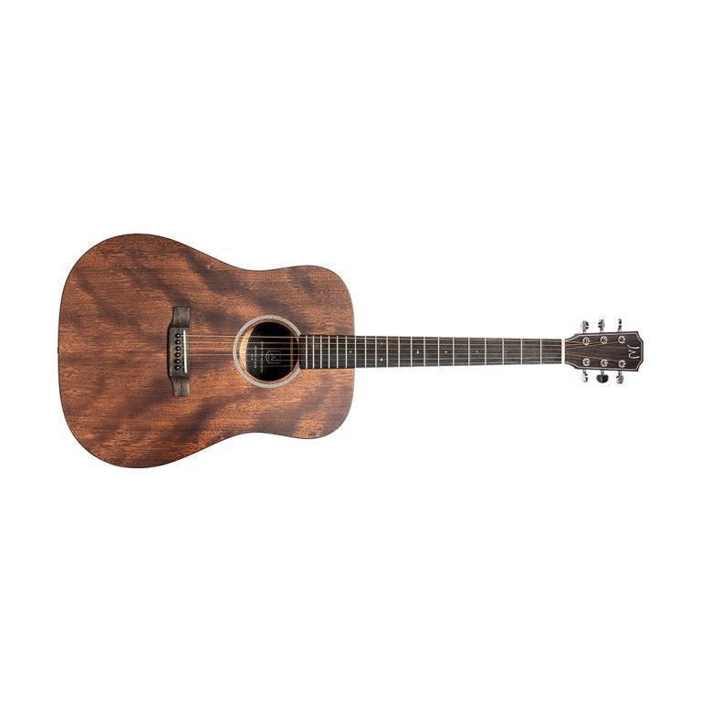 J.N Guitars DOV-D Dreadnought guitar med massiv mahogni dæk