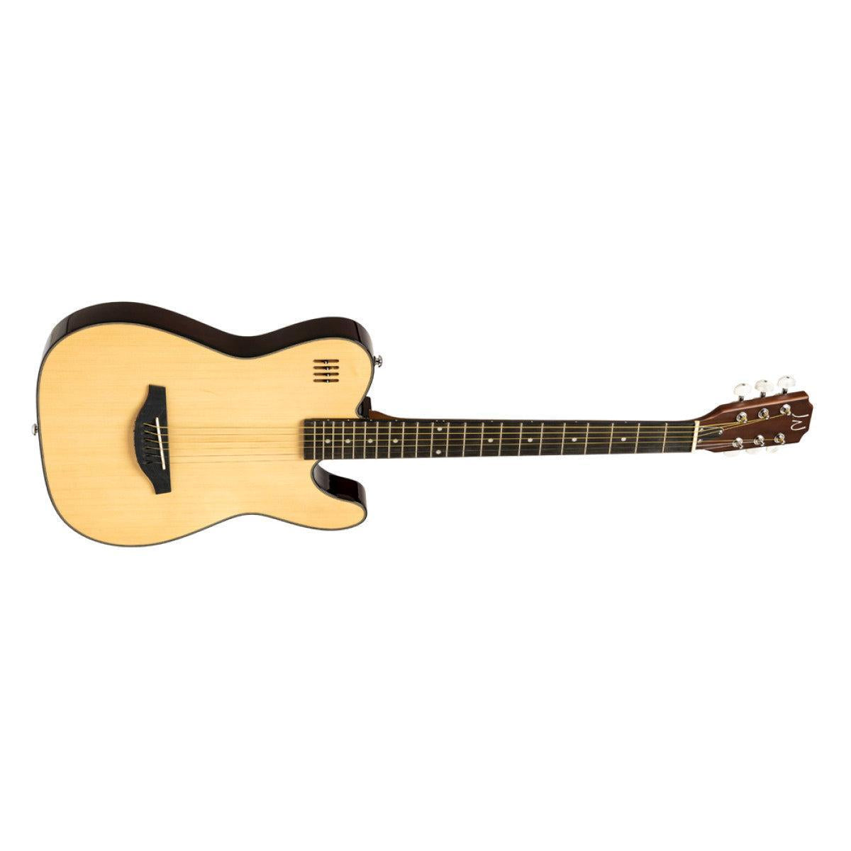 J.N Guitars EW3000CN western el-guitar m/massiv krop, natur