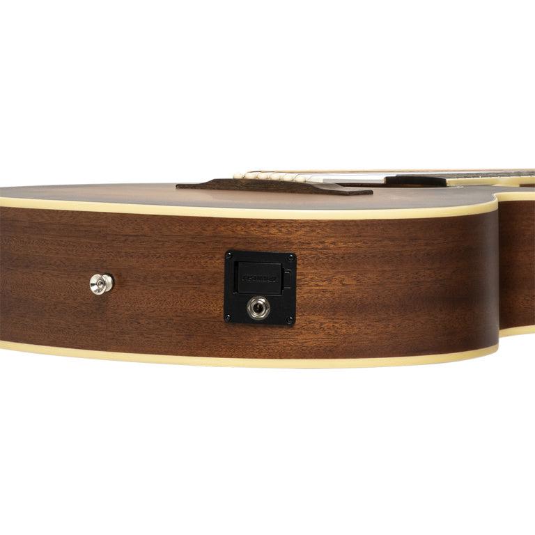 J.N Guitars EZR-OMCFI Orchestra guitar m/massiv ceder dæk og Fishman Pick-Up, sunburst