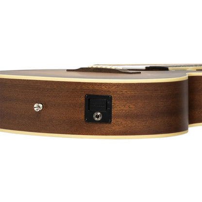 J.N Guitars EZR-OMCFI Orchestra guitar m/massiv ceder dæk og Fishman Pick-Up, sunburst