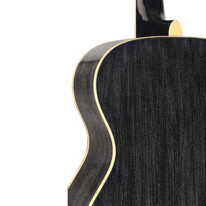 J.N Guitars YAK-A Auditorium guitar massiv mahogni dæk