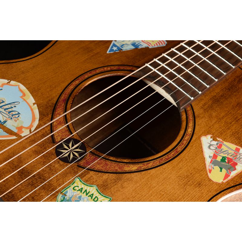 Lag Guitars ESCAPADE-GTE Globe Trotter Edition