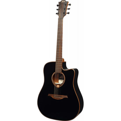 Lag Guitars T118DCE-BLK Dreadnought cutaway electro black