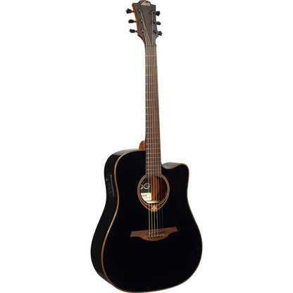 Lag Guitars T118DCE-BLK Dreadnought cutaway electro black