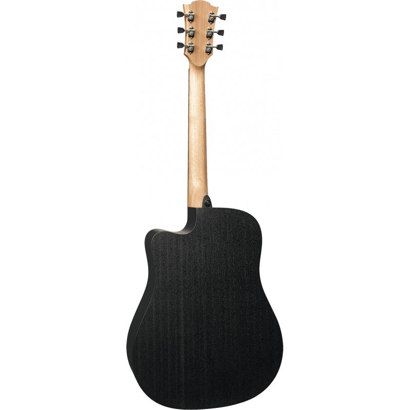 Lag Guitars T70DCE-B&B Dreadnought Cutaway Electro Black & Brown