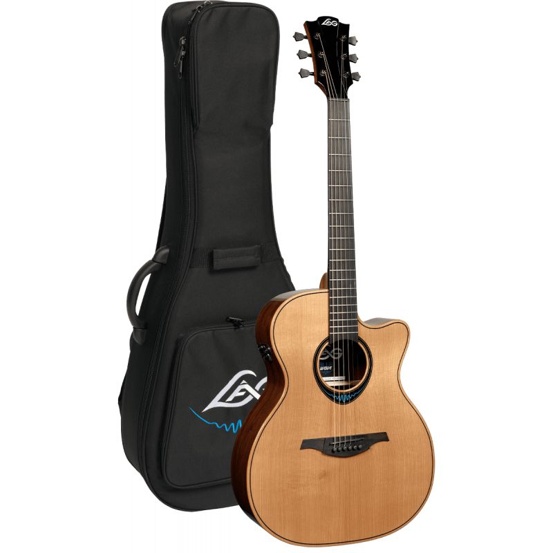 Lag Guitars TBW2ACE BlueWave 2 Auditorium Cutaway Acoustic-Electric