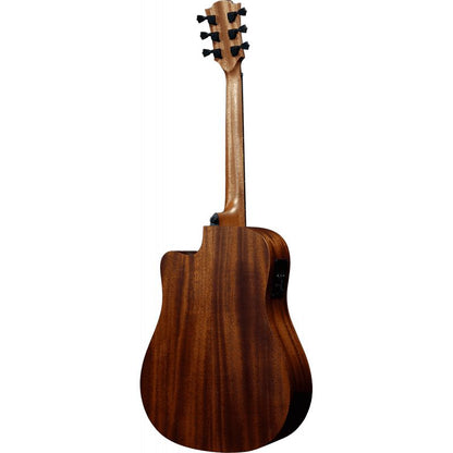 Lag Guitars THV10DCE-LB Hyvibe, cutaway, satin, softcase