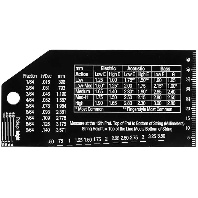 MusicNomad MN614 Truss Rod & Action Gauge Pack