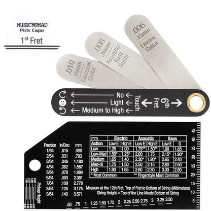 MusicNomad MN614 Truss Rod & Action Gauge Pack