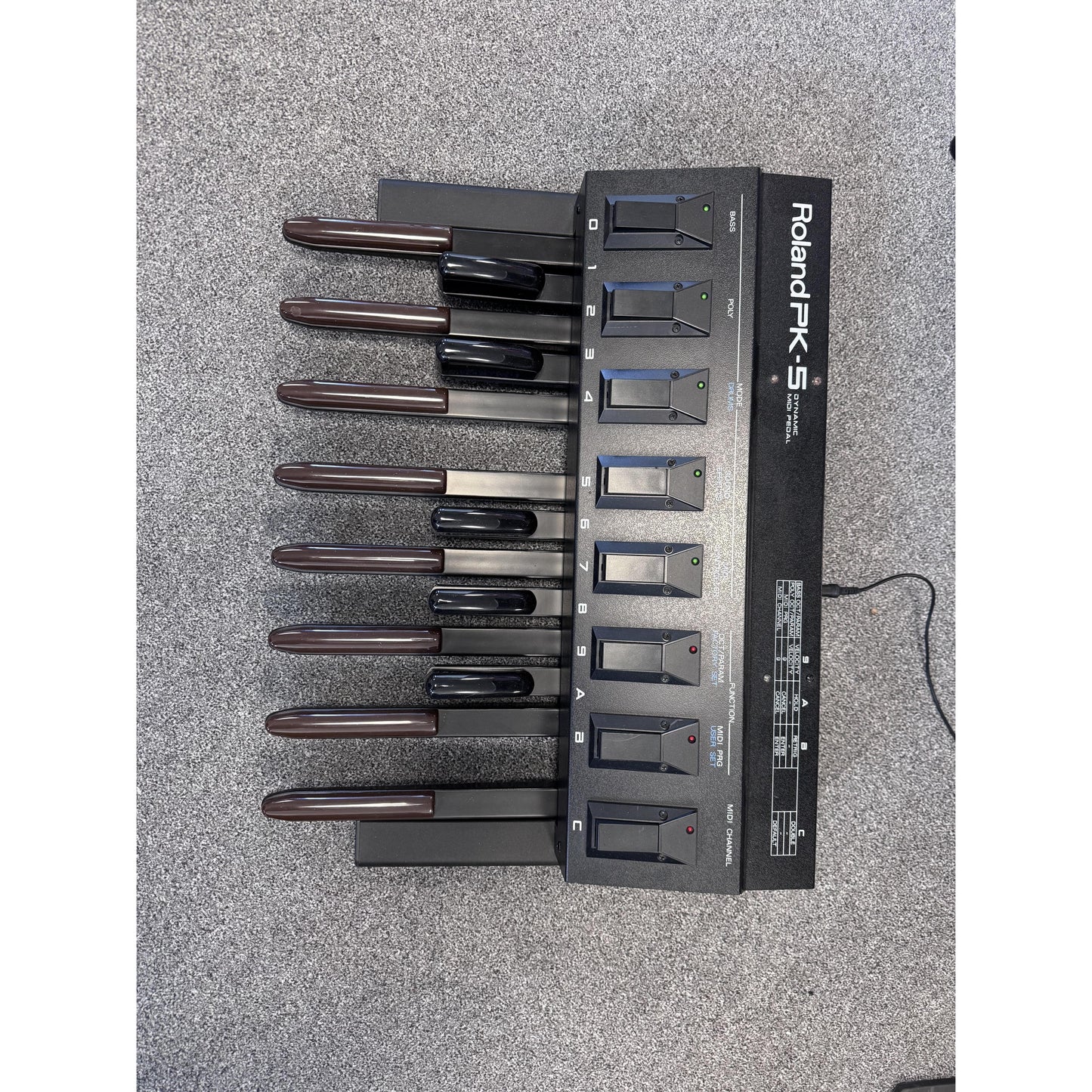 Roland PK5 basspil - Brugt
