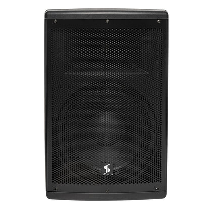 Stagg AS12B EU+UK – 12" batteridrevet aktiv højttaler med Bluetooth og 2 trådløse mikrofoner