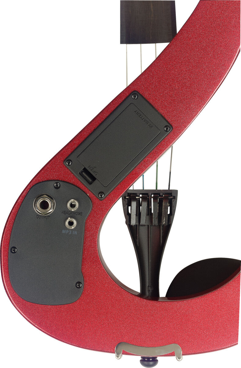 Stagg EVN 4/4 MRD – Elektrisk violin 4/4 sæt, Metallic Red