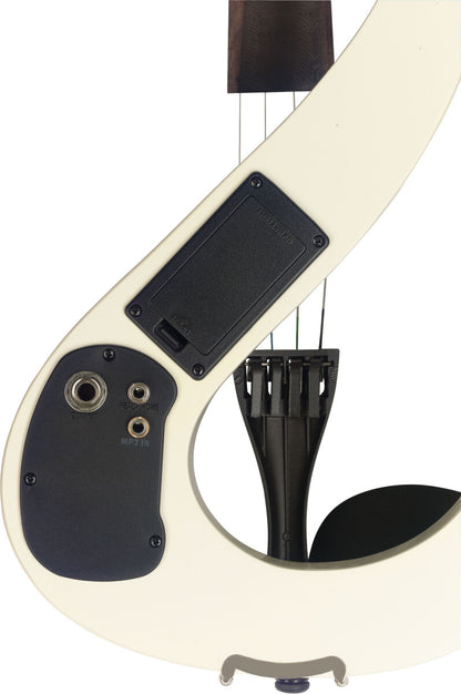 Stagg EVN 4/4 WH – Elektrisk 4/4 violin med tilbehør, hvid