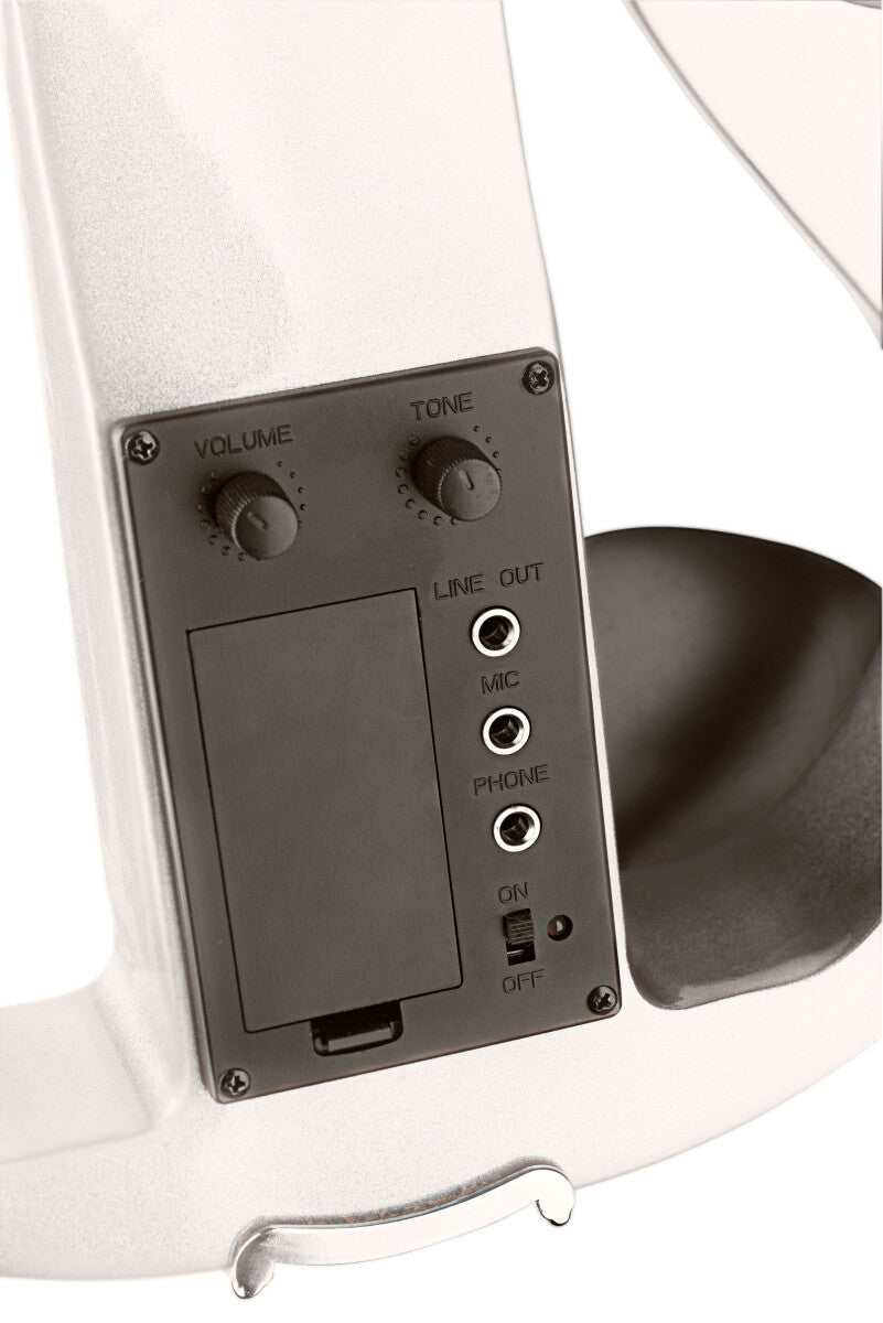 Stagg EVN X-4/4 WH – Elektrisk 4/4 violin med tilbehør, hvid