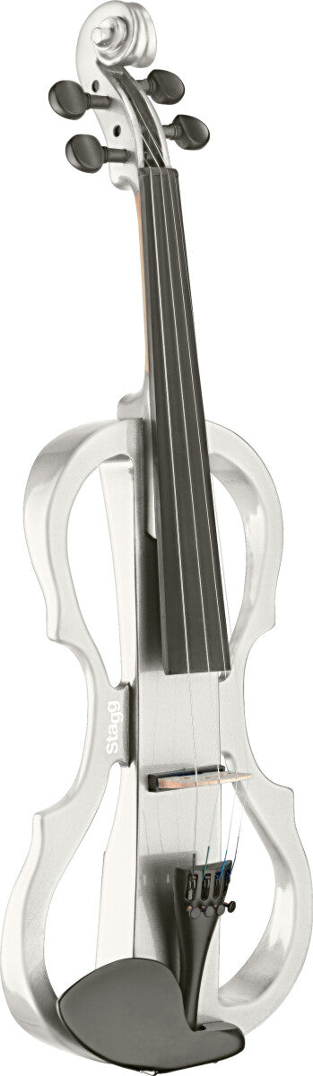 Stagg EVN X-4/4 WH – Elektrisk 4/4 violin med tilbehør, hvid