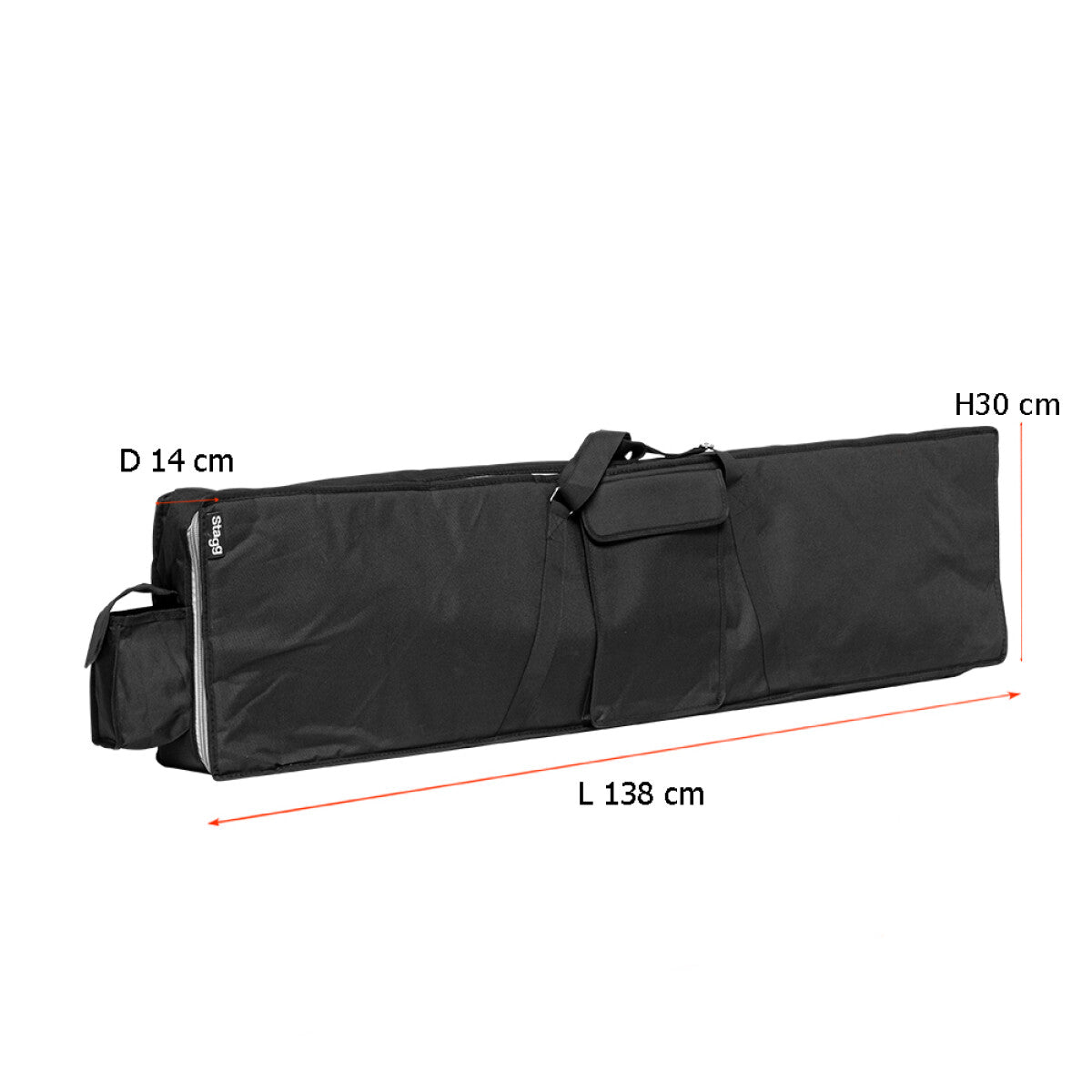 Stagg K10-148 – Standard keyboardtaske 146 cm