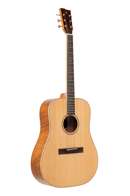 Stagg SA45 D-FM – Dreadnought western-guitar med gran og flamed mahogni