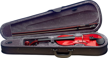 Stagg VN4/4-TR – 4/4 violin i massivt træ, rød