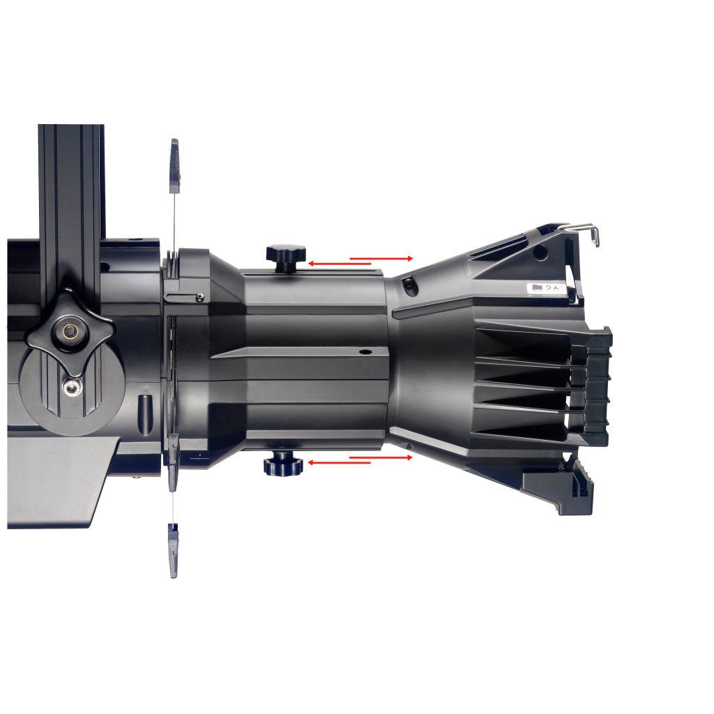 Stagg 180-Watt Profile Stage Light, Black Plastic Case (Fixed Lens Spot 180 Rgbw)