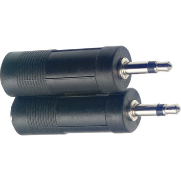 Stagg AC-PFJMH – Adaptere 6,3 mm mono jack hun til 3,5 mm mono mini-jack han, 2 stk.