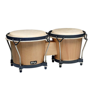 Stagg BW-70-N traditionel træbongo – 6" & 7" naturfinish